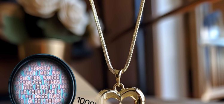 Christian Christmas Presents Elegant Heart Pendant Necklace Design by My Nano Jewelry